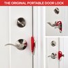 Addalock The Original Portable Door Lock for Travel & Home Security, Durable 1-Piece Door Latch Lock for Houses, Apartments, Hotels, Motels, Dorms & AirBnBs - Lock The Door & Stay at Home or Away