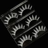White False Eyelashes Halloween White Eye lashes Extension Tools MUQIU37 Anime Cosplay White Lahses Makeup Natural Looking Masquerade Party Eyelashes Easter Costume Party Eye Lashes (MQ11-14mm)