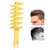 Men's Comb, Double Sided Wide Tooth Comb Stable Durable for Unique Hair Style for Hair Styling(Gold)