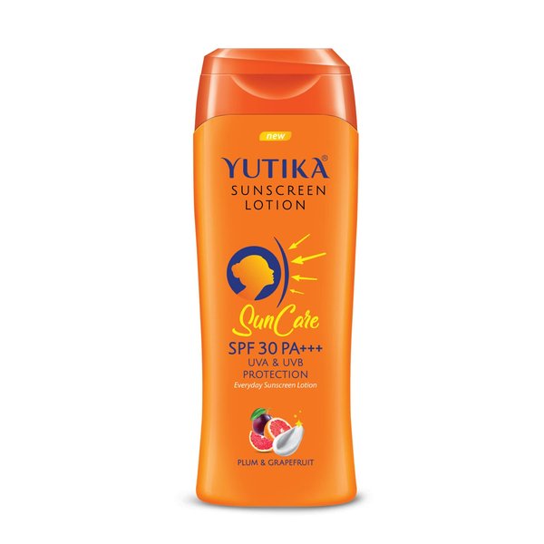 Yutika Sunscreen Lotion SPF 30 PA+++ For Women And Men With Plum & Grapefruit | UVA & UVB Protection | Everyday Sunscreen Lotion For Face And Body (100/3.53 Fl Oz)