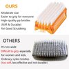 Nail Brush Two Sided Hand Fingernail Scrub Brushes Soft Stiff Bristles Scrubber Nails Toes Cleaning Brush for Men Women Kids - 4 PCS