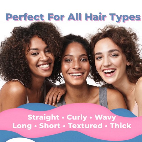 Wet Brush Princess Tiana Original Detangler Big & Small, 5 Ouchless Ponytailers hair ties - All Hair Types - Ultra-Soft - Comb For Kids Men, Women, Boys & Girls