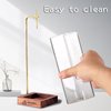 Goolan Incense Holder for Sticks [Anti-Ash Flying] with Removable Glass Ash Catcher No Mess Incense Burner