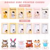 Zhanmai Mini Animal Plush Toy Graduation Cards Gift Set, Cute Small Stuffed Animal Keychain Set, School Graduation Classroom Exchange Gifts, Teacher Student Award Party Favors (Novel Style, 36 Set)