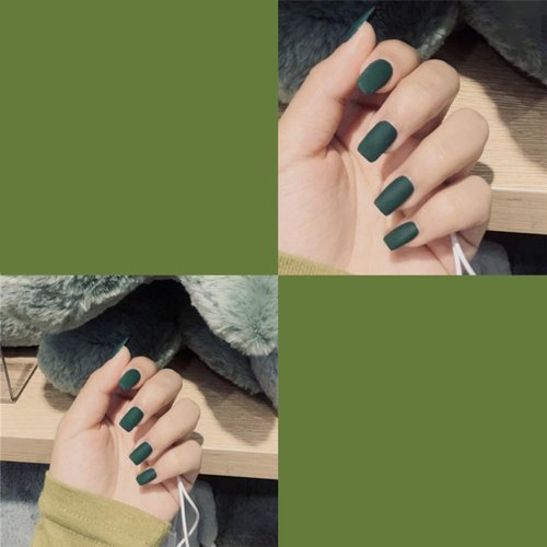 LTTECH Press On Nails, Stick On Nails for Women, Fake Nails with Adhesive Tabs