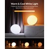 Hifree Smart Table Lamp, Dimmable Desk Lamp with App/Voice Control, LED RGB Color Changing Touch Lamp, Night Light for Bedroom Compatible with Alexa