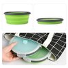 Collapsible Dog Bowls with Lids, 2 Pack Travel Dog Bowls for Small Size Dogs, Silicone Portable Dog Food Bowls Water Cup Cat Bowls Dish for Camping Traveling Walking, 12 oz 350ml