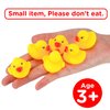SAVITA 50pcs Rubber Ducky Bath Toy for Kids, Float and Squeak Mini Small Yellow Ducks Bathtub Toys for Shower/Birthday/Party Supplies（3.5×3.5×3cm/1.4×1.4×1.2inch）