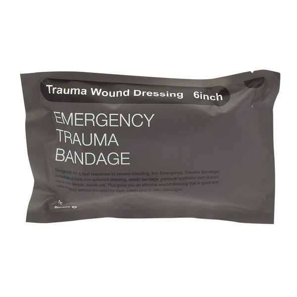Israeli Bandage 2-Pack - 6" Self-Adhesive First Aid Wound Dressing