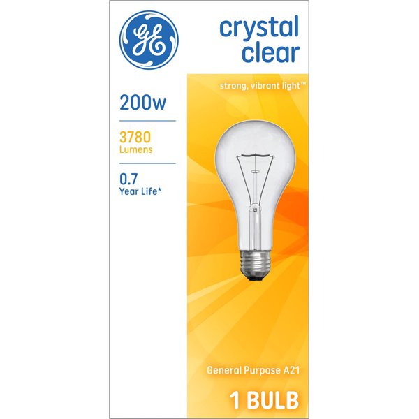 GE FBA_16069 Lighting, 1-Pack, Crystal Clear