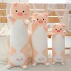 Yeqivo Long Pig Plush Pillow, Pink Pig Plush Toy Long Pig Stuffed Animals, Cute Pig Plush Sleeping Hugging Pillow Toy for Kids Girlfriend(Pig,19.68Inch/50cm)