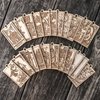 Ornament - Tarot Deck - Set of 78 - Raw Wood 2x3in