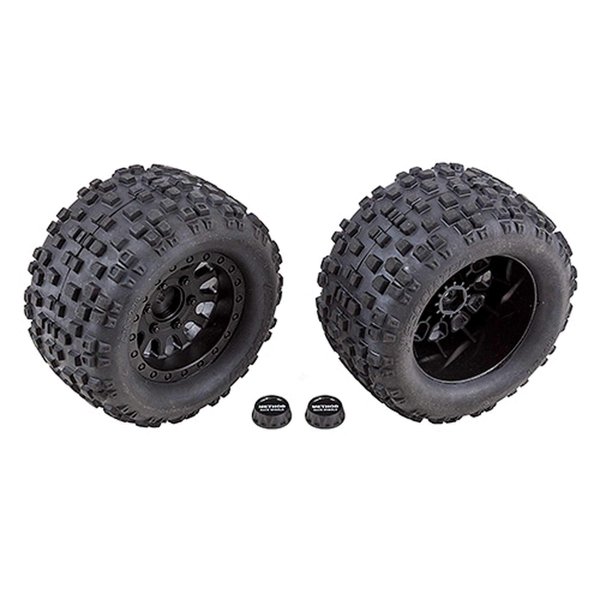 Team Associated Rival MT10 Tires and Method Wheels mounted hex ASC25841 Elec Car/Truck Replacement Parts