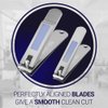 Manicure & Pedicure for Women and Men -Shear Guru: Complete Personal Care 6-Piece Grooming Kit including Premium Nail Clippers for Thick Nails + Nail Trimmer + Tweezers and Portable Luxury Travel Case