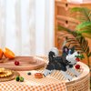shenhailan Cute Animal Building Blocks, Pet Micro Mini Building Blocks for Adults and Kids Age 6+ Gift Toy 1002 Pcs (Black Husky)