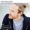 Knotted Wide Men Hair Ties for Men Buns Curly Thick Dense Hair- 10Pcs Guys Scrunchy Hair Ties Elastic Hair Ties Hair Elastics Bands Ponytail Holders Hair Accessories for Men Women Party Favors Gifts