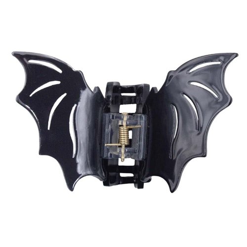 kreepsville 666 Bat Claw Clip Gothic Horror Hair Accessory (Black)