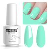 Vishine Gelpolish Gel Nail Polish Lacquer Shiny Color Soak Off UV LED Professional Manicure Turquoise(1594)