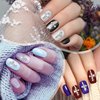 JERCLITY 20pcs 3D Cross Nail Charms Silver Cross Charms for Nails Nail Cross Charms with Clear Rhinestones 3D Jewelry Making Nail Art Accessories 3D Nail Cross Charm for Women