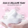 EMEDA Lash Shampoo Cleaning Kit - Lash Extensions Cleanser Lash Bath Kit with Lash Fan Dryer Brush Rinse Bottle, Oil Free Foam Wash for Extensions & Natural Lashes/Safe Makeup Remover