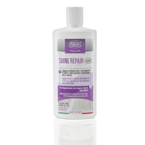 Faber Floor Shine Repair - Premium Floor Polishing Cream for Scratches & Defects, Protects from Dirt - Perfect for Colored Glazed & Full Body Polished Porcelain Tiles – Professional & Home Use