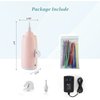 Electric Magic Balloon Pump, Electric Air Inflator Party Air Blower Pump with 1 Nozzle 1 Balloon Cutter and 10 Pcs Long Balloons,Great For Twisty Curly Balloon, Foil Balloons (Pink)