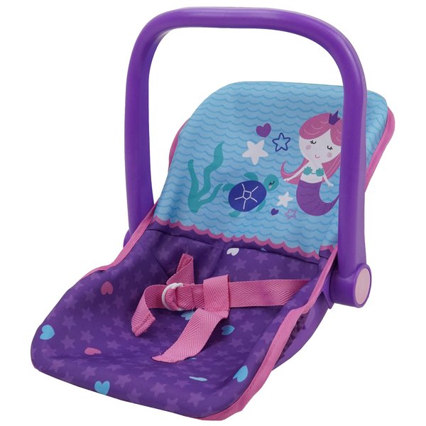 509 Crew: Mermaid Doll Car Seat - Kids Pretend Play, Converts Into a Feeding Chair, Ages 3+
