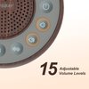 Housbay White Noise Machine with 31 High Fidelity Soothing Sounds, 5W High Power Loud Enough Speaker, Easy Volume Control, Sleep Timer, Sound Machine for Baby, Kids, Adults, Light Sleeper -Wood Grain