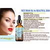 Botanical Beauty RICE BRAN OIL 100% Pure Natural Refined Undiluted Cold Pressed Carrier Oil for Face, Skin, Body, Hair, Massage, Nails. 1 Fl. oz - 30 ml