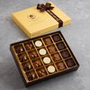 CARIANS Chocolate Gourmet Truffles Box, Assorted Pralines Holiday Gift, Chocolate Gift Box, Premium Gourmet Chocolate Gift Basket, Assortment of Milk and Dark Chocolate, Kosher, Halal, 20 Pc., 7.4 oz.