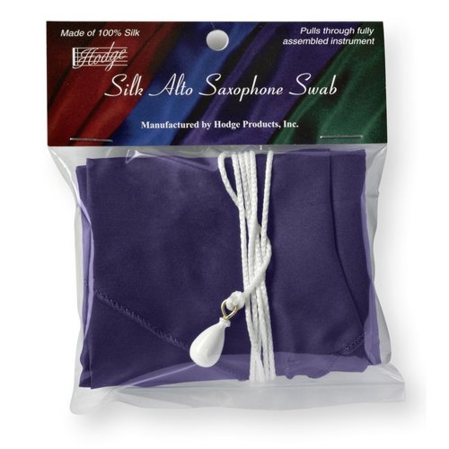 Hodge Silk Alto Saxophone Swab - Purple