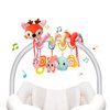 Car Seat Toys, Cute Deer Car Seat Toys for Babies 0-6 Months Boy, Stroller Toys with Crinkle, Teether, Music Box, Rattle, BB Squeaker for 0 3 6 9 12 Months Babies Infant Boys Girls Gifts (Cute Deer)