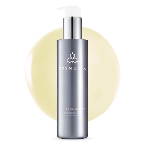 COSMEDIX Cleansing Oil for Face - Purity Solution, Nourishing Deep Cleansing Oil - Makeup Remover & Oil Cleanser for Face Gently Removes Dirt - Argan Oil Facial Wash for Soft & Hydrated Skin
