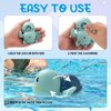 Bath Toys for Kids Ages 1-3, Floating Wind-up Baby Bathtub Toys for 1 Year Old Boy, 7 Pack Cute Swimming Turtle Bath Toys for Toddler Boy Girls Gifts, Infant Pool Water Toys for Shower Beach Bath Time