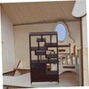 SKISUNO House Display Shelf Scale Dollhouse Furniture Miniature Display Rack for Sand Table and Accessories