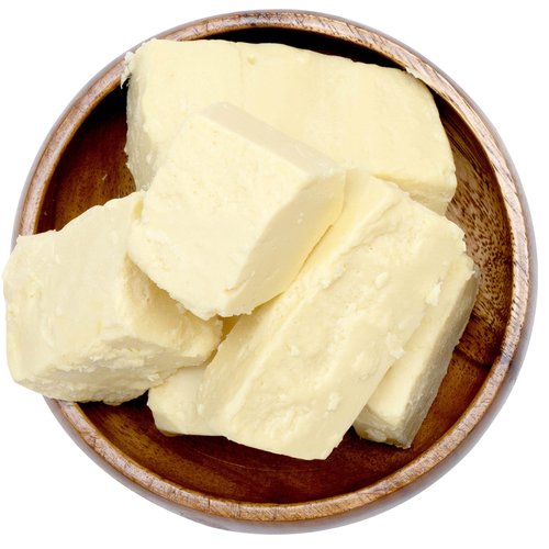 Raw Cocoa Butter, whipped, Pure, organic, unrefined. Moisturizing and nourishing body butter for beautiful gorgeous skin. Use as cream for stretch marks, tattoo care, dry skin, feet and hands. From Ghana, West Africa. 11 oz / 300g