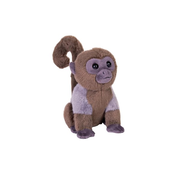 Wild Republic Rainforest Woolly Monkey, Stuffed Animal, 6 Inches, Plush Toy, Fill is Spun Recycled Water Bottles