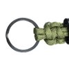 Paracord Planet Handwoven Paracord Keychain with Carabiner and Bottle Opener - 2 Pack (Black)