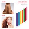 Syhood 44 Pieces Flexible Hair Twist Curling Rods Set, No Heat Hair Curler with Rat Tail Comb and Edge Brush, Hair Styling Tools for Women, 7 Sizes