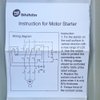 5 HP Three Phase Magnetic Starter Motor Control,11 Amp, 460V
