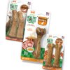 Nylabone Healthy Edibles Natural Dog Chews Long Lasting Ham, Bacon, & Venison Flavor Treats for Dogs, Medium (5 Count)