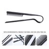 FRCOLOR 2pcs V-shaped Hair Clip Comb Hair Straightener Comb Straightening Comb for Hair Hairdressing Styling Hair Straightener Flat Iron Brush V-shaped Comb Plastic Hair Comb Travel Smooth