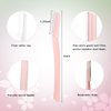 Eyebrow Razor Dermaplaning Tool Sangle Sopffy 6 Pcs Face Razors for Women Sensitive Skin Eyebrow Trimmer Facial razor Face shavers with Safety Cover for women Skincare
