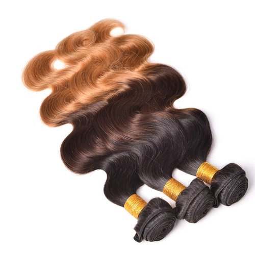 GzorOuzr T1B/4/27 Body Wave Hair Bundles For Women Hair Extensions 14 16 18 Inch