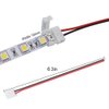 LightingWill 10pcs/Pack Strip Wire Solderless Snap Down 2Conductor LED Strip Connector for 10mm Wide 5050 5630 Single Color Flex LED Strips