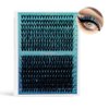 Lash Clusters DIY EyeLash Extension Kit 320PCS Individual, 0.07C Curl 8-18MIX 30D Cluster Lashes Extension Kit with Applicator Lash Bond&Seal Glue Remover for Eyelash Extensions Beginners