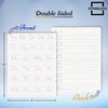 Scribbledo Dry Erase Handwriting Practice for Kids 9 x 12 inch Alphabet Tracing Board Whiteboard Letter Tracing for Kids Ages 3-5 Write and Wipe Alphabet Practice Cards Letters Writing Board