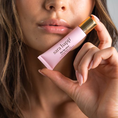 sara happ The Lip Elixir: A Hydrating Lip Treatment Oil: Refine Fine Lines & Reduce Signs of Aging, Rejuvenating Hydration, Soften, Condition, & Smooth Lips, 0.1 oz.