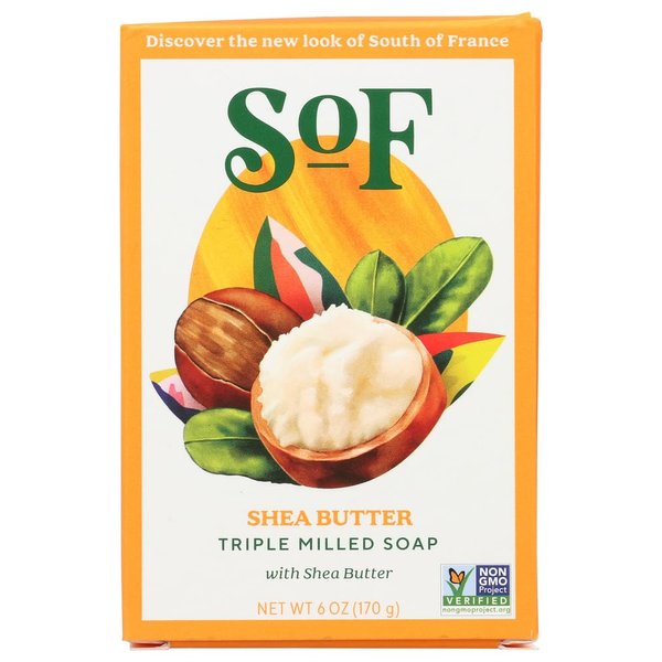 South of France French Milled Bar Soap Shea Butter - 6 oz