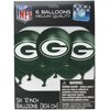 Green Bay Packers Latex Balloons - 12" (6 Pack) - Perfect for Game Day Celebrations & Diehard Fan Events